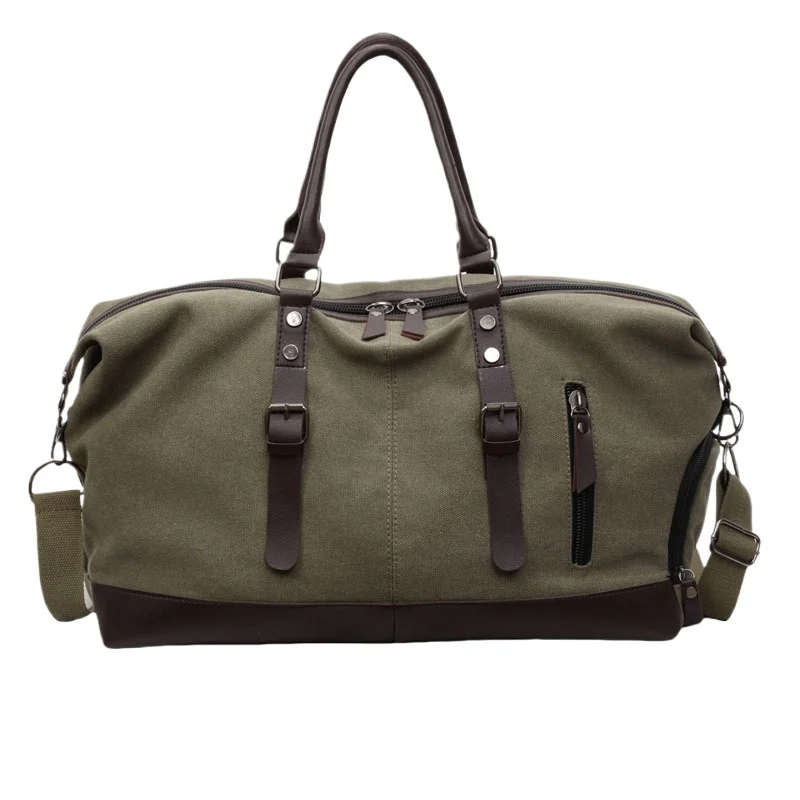 Unisex Canvas Weekender Tote Bag with Large Capacity Durable Vintage Convertible Travel Overnight Shoulder Duffel Bag
Unisex Canvas Weekender Tote Bag with Large Capacity Durable Vintage Convertible Travel Overnight Shoulder Duffel Bag