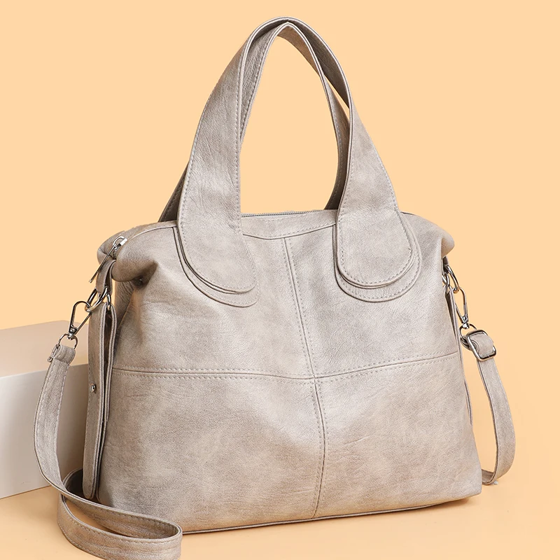 Retro Leather Female Multi-pockets Shoulder Crossbody Bags for Women Mother 2 Layers Large Capacity Handbag Messenger Tote Bag
Retro Leather Female Multi-pockets Shoulder Crossbody Bags for Women Mother 2 Layers Large Capacity Handbag Messenger Tote Bag