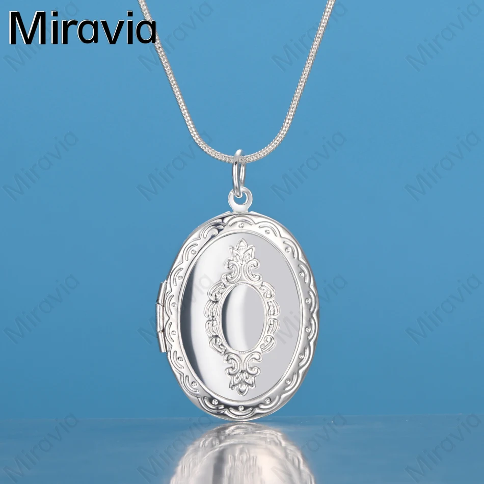 Miravia 925 Sterling Silver Oval Engraved Pendant Necklace, Everyday Accessory For Women, Simple And Elegant Jewelry
Miravia 925 Sterling Silver Oval Engraved Pendant Necklace, Everyday Accessory For Women, Simple And Elegant Jewelry