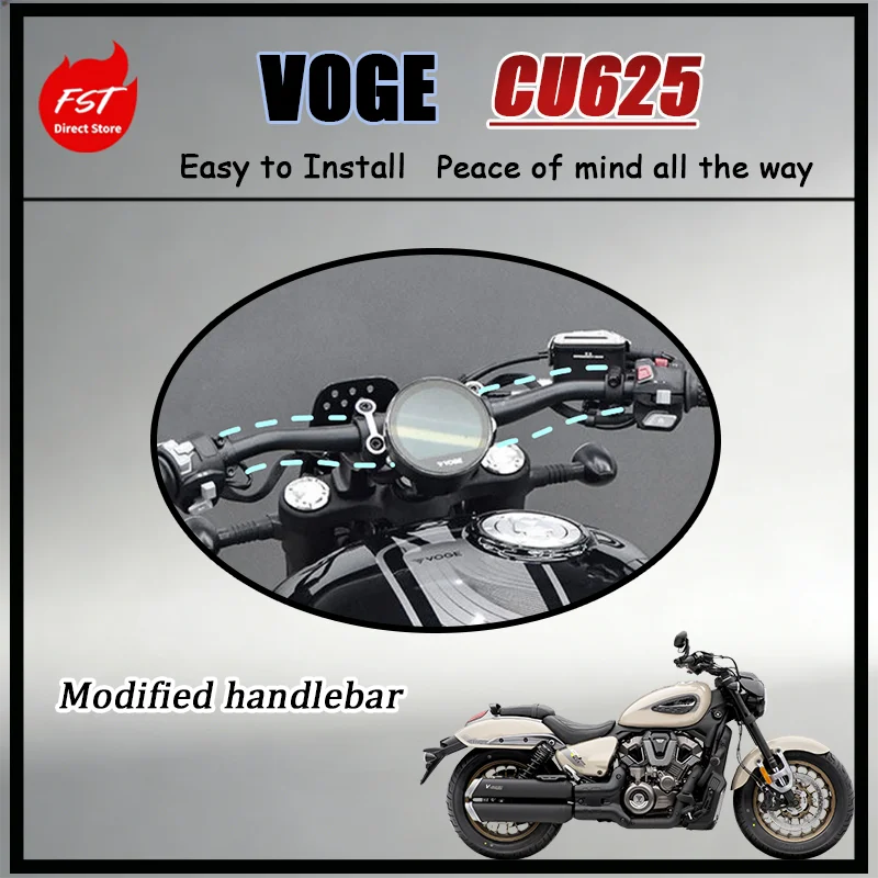 For Voge CU625 Aluminum Alloy M-Style Handlebar Lowered And Forward Adjustable Riser Steering Stem Modified Parts for Bikes
For Voge CU625 Aluminum Alloy M-Style Handlebar Lowered And Forward Adjustable Riser Steering Stem Modified Parts for Bikes