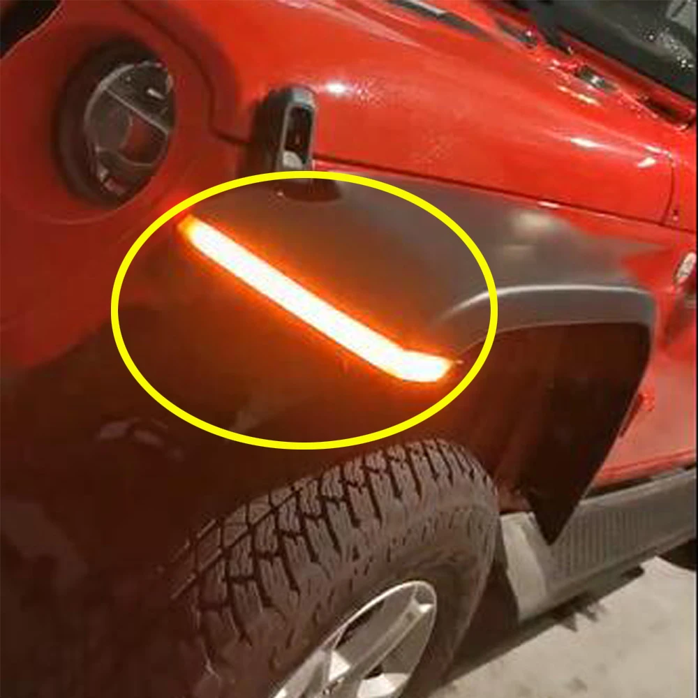 Lantsun JL1164-2 LED high fender flares light turning light for jeep for wrangler JL 2018+
Lantsun JL1164-2 LED high fender flares light turning light for jeep for wrangler JL 2018+