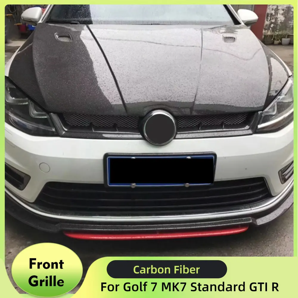 For Golf 7 MK7 Standard GTI R 2014-2017 Carbon Fiber Front Bumper Grille Grill Replacement Front Kidney Grille
For Golf 7 MK7 Standard GTI R 2014-2017 Carbon Fiber Front Bumper Grille Grill Replacement Front Kidney Grille