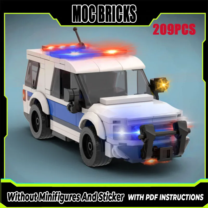 Новый строительный блок MOC, модель Chicago Explorer Interceptor, полицейский автомобиль, детская игрушка в подарок, набор для сборки «сделай сам»
Новый строительный блок MOC, модель Chicago Explorer Interceptor, полицейский автомобиль, детская игрушка в подарок, набор для сборки «сделай сам»