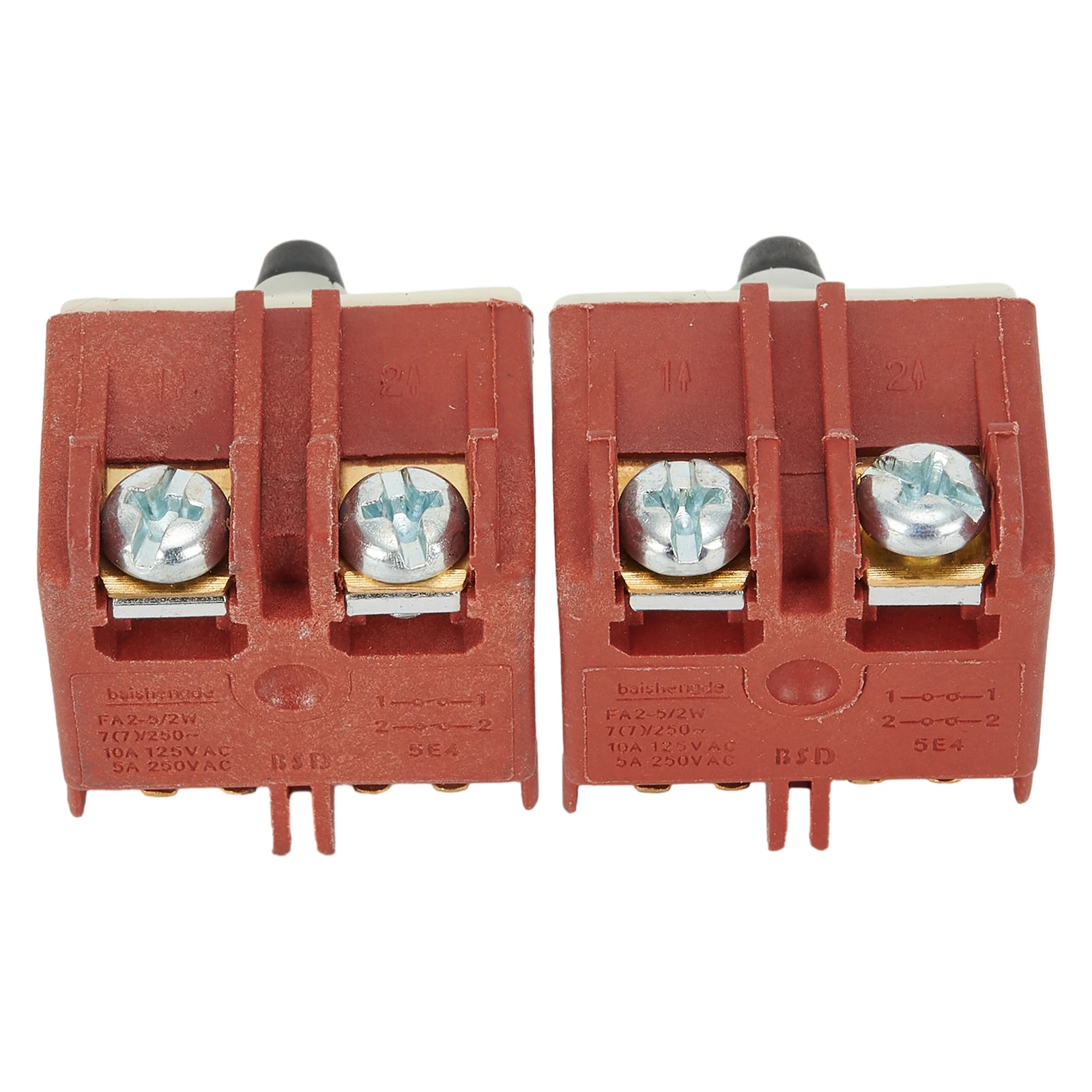 Momentary Contact Switch 250V 5A Button Switch For Bosch GWS6/8-100 TWS6600 NO Push 2pcs Power Tool Accessories
Momentary Contact Switch 250V 5A Button Switch For Bosch GWS6/8-100 TWS6600 NO Push 2pcs Power Tool Accessories