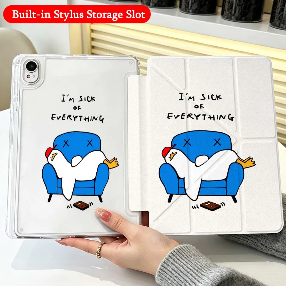 Cartoon Duck Dog Case For Huawei Honor Matepad Pad X10 X9 GT Pro V9 9 Air SE 12X 11.5 11 13.2 11.5s inch Foldable Tablet
Cartoon Duck Dog Case For Huawei Honor Matepad Pad X10 X9 GT Pro V9 9 Air SE 12X 11.5 11 13.2 11.5s inch Foldable Tablet