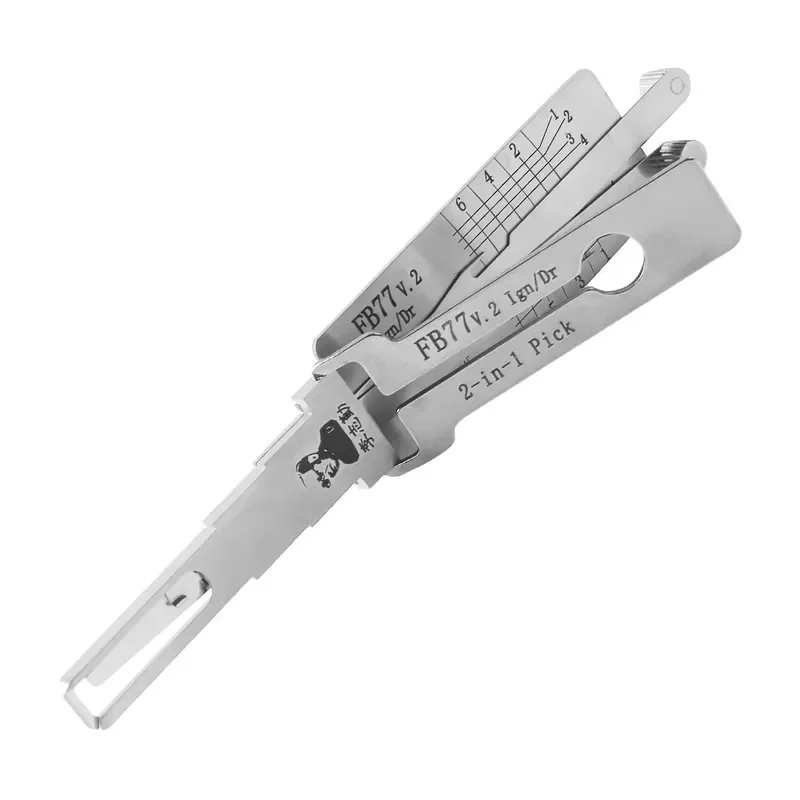 LISHI Car Locksmith Tools FB77 Lishi 2-in-1 Lock Pick Opener&Decoder Tools Locksmith Supplies
LISHI Car Locksmith Tools FB77 Lishi 2-in-1 Lock Pick Opener&Decoder Tools Locksmith Supplies
