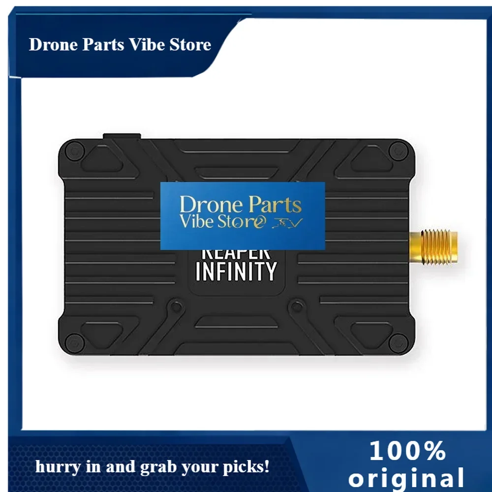 Drone PartsFOXEER 4.9G-6G Reaper Infinity 10W 80CH VTX 2-8S Lipo Switchable Transmitter For Long Range RC FPV Drone
Drone PartsFOXEER 4.9G-6G Reaper Infinity 10W 80CH VTX 2-8S Lipo Switchable Transmitter For Long Range RC FPV Drone