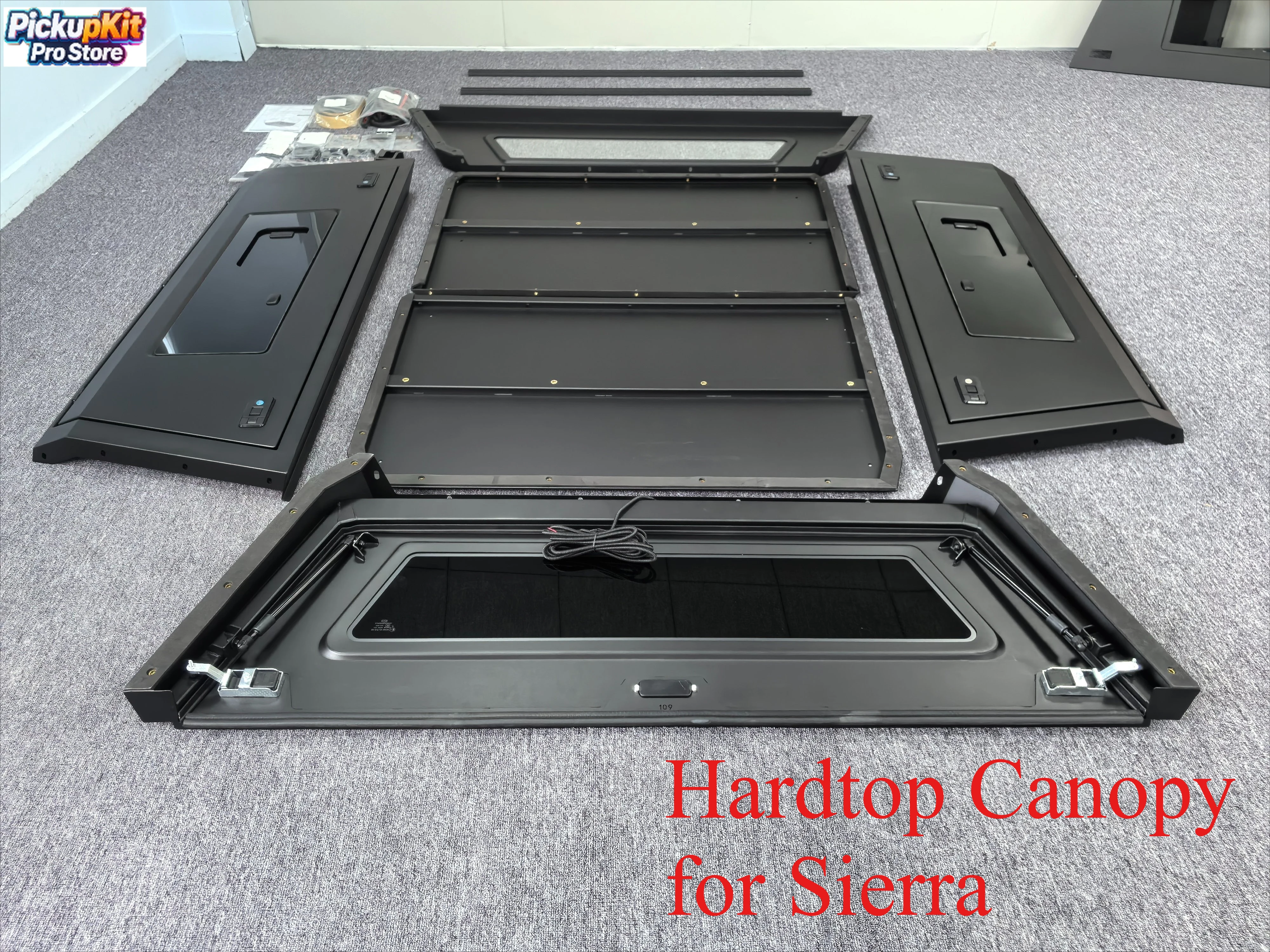 Locking Hardtop Canopy for Sierra 1500 4x4 5.8ft Short Bed Offroad Camper Shell Waterproof
Locking Hardtop Canopy for Sierra 1500 4x4 5.8ft Short Bed Offroad Camper Shell Waterproof