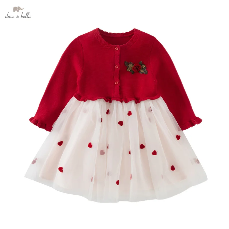 Dave Bella Princess Dress Girls Baby Children 2024 Autumn Charm Cute Mesh Love Print Red Long Sleeved Party New Year DB3243977
Dave Bella Princess Dress Girls Baby Children 2024 Autumn Charm Cute Mesh Love Print Red Long Sleeved Party New Year DB3243977