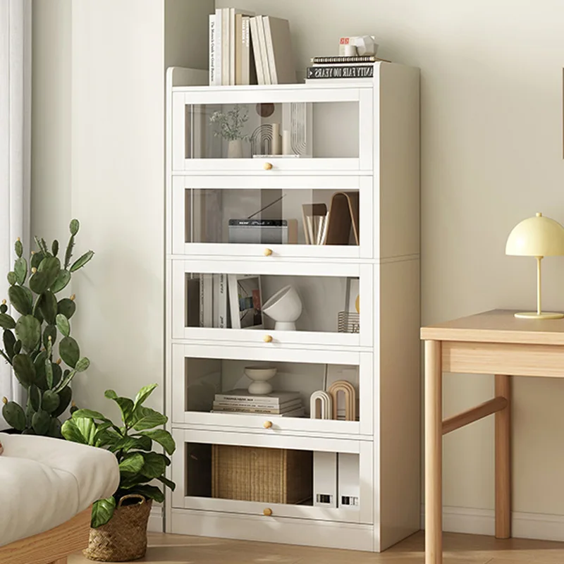 Bookcase, locker, household living room floor-to-wall storage, locker flip cover, multi-layer with door
Bookcase, locker, household living room floor-to-wall storage, locker flip cover, multi-layer with door