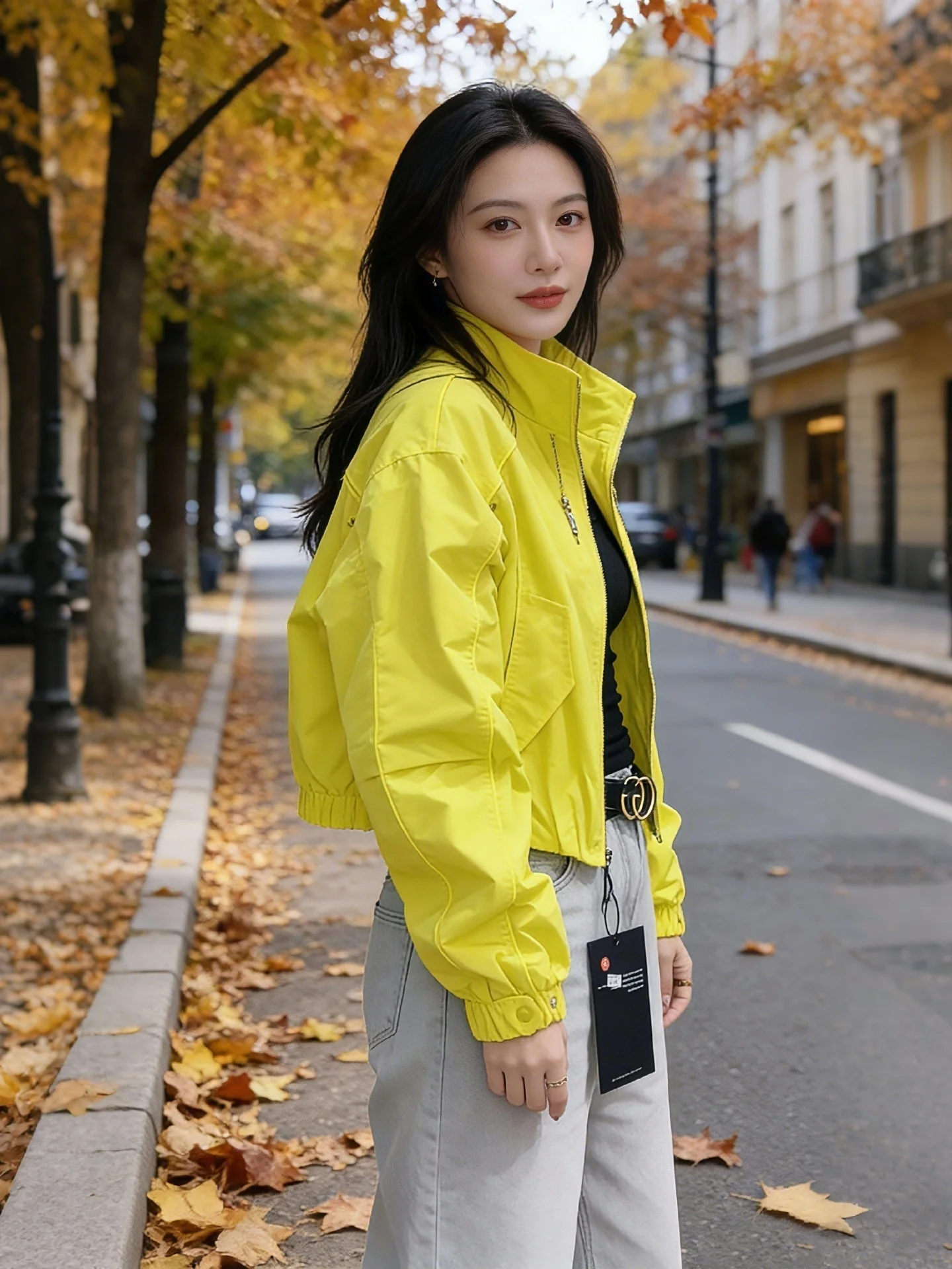 Fashionable Yellow Short Jacket Stand Collar Breathable Women's Commute Style Zipper Closure Spring 2026 Simple Chic Outerwear
Fashionable Yellow Short Jacket Stand Collar Breathable Women's Commute Style Zipper Closure Spring 2026 Simple Chic Outerwear