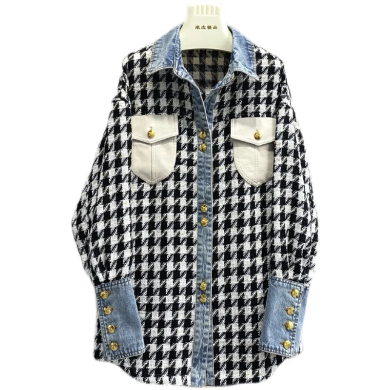 Streetwear Women Coat 2024 Ropa Mujer Fashion Plaid Oversized Tops Casual Outwear Patchwok Plaid Korean Harajuku Y2k Jackets
Streetwear Women Coat 2024 Ropa Mujer Fashion Plaid Oversized Tops Casual Outwear Patchwok Plaid Korean Harajuku Y2k Jackets