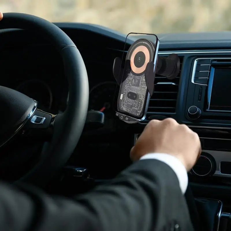 Wireless Car Phone Charger 15W Wireless Fast Charging Phone Charger For Car Transparent Phone Holder 360 Degree Rotatable Sturdy
Wireless Car Phone Charger 15W Wireless Fast Charging Phone Charger For Car Transparent Phone Holder 360 Degree Rotatable Sturdy