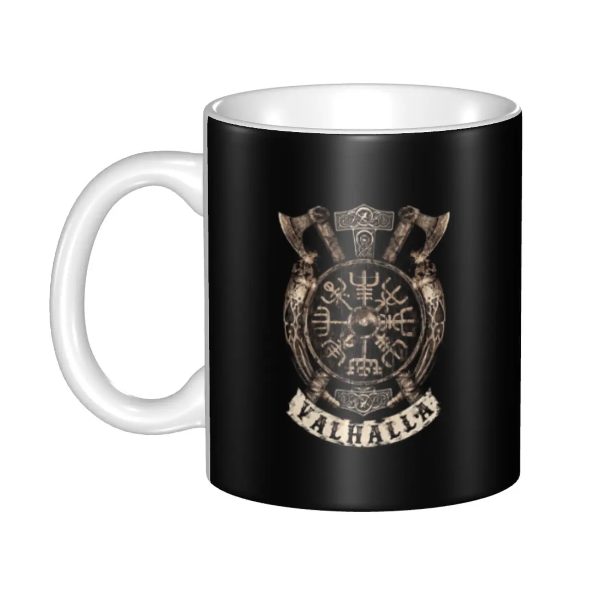 Viking Vegvisir Shield Coffee Mug DIY Personalized Ceramic Mug Creative Gift
Viking Vegvisir Shield Coffee Mug DIY Personalized Ceramic Mug Creative Gift