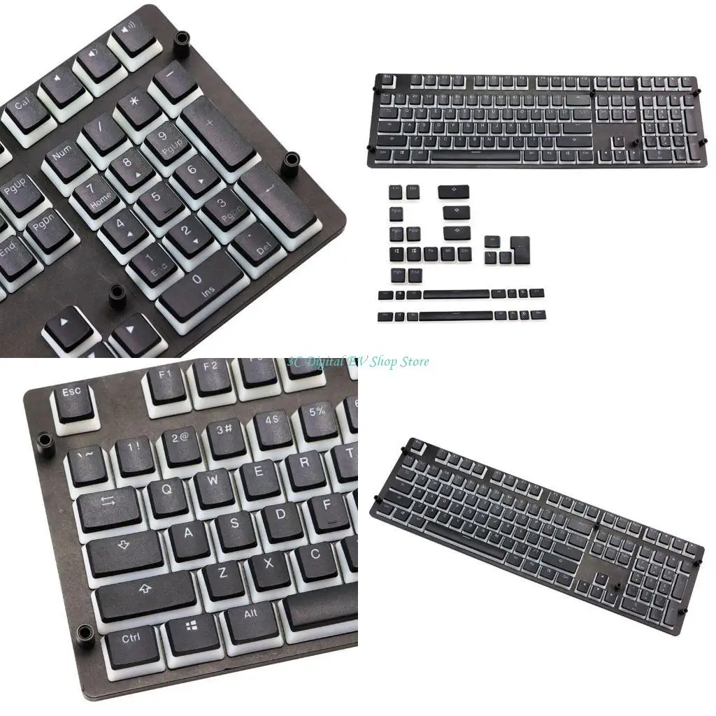 E74D PBT Doubleshot Keycap OEM Back Light for Mechanical Keyboards Black GH60 Tkl 104 108
E74D PBT Doubleshot Keycap OEM Back Light for Mechanical Keyboards Black GH60 Tkl 104 108