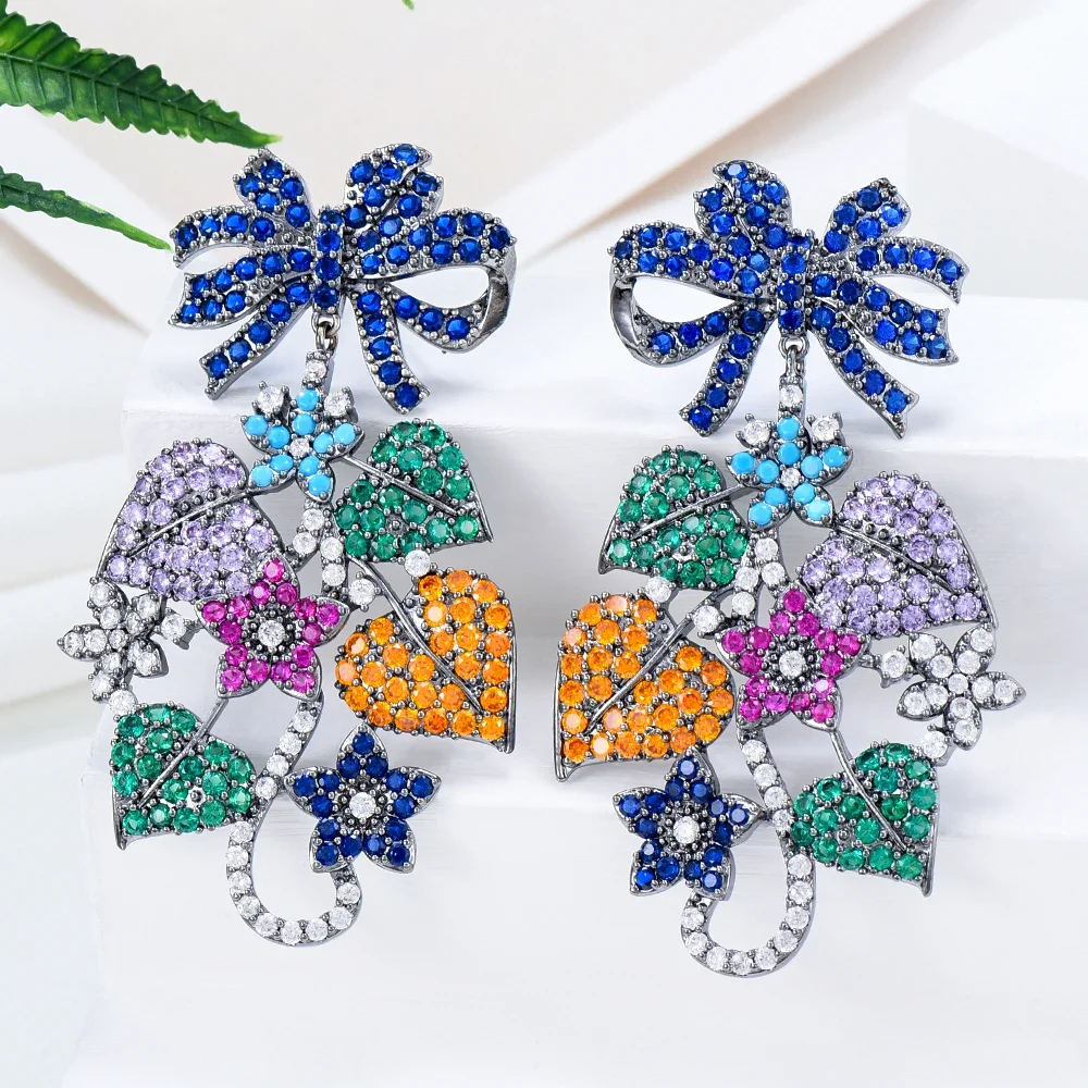 Jimbora NEW Original Shiny CZ Big Pendant Earrings for Women Daily Fine Bridal Wedding Party Super Gift Jewelry High Quality
Jimbora NEW Original Shiny CZ Big Pendant Earrings for Women Daily Fine Bridal Wedding Party Super Gift Jewelry High Quality