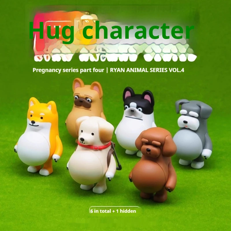 Креативная милая собака, слепая коробка, игрушка, Коллекционная фигурка, модный тематический подарок для домашних животных, серия для беременных, коллекционные предметы 
Креативная милая собака, слепая коробка, игрушка, Коллекционная фигурка, модный тематический подарок для домашних животных, серия для беременных, коллекционные предметы