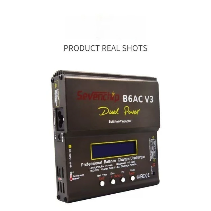B6AC Модернизированное балансное зарядное устройство для литиевой батареи B6ACV3 мощностью 80 Вт 2–6S
B6AC Модернизированное балансное зарядное устройство для литиевой батареи B6ACV3 мощностью 80 Вт 2–6S