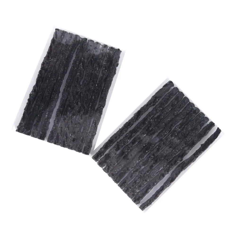 50Pcs Tire Seal Strip for Car Wheel Repair Flexible Non Aging Tight Tubeless Tyre Fix Tool 100x3.5mm Black
50Pcs Tire Seal Strip for Car Wheel Repair Flexible Non Aging Tight Tubeless Tyre Fix Tool 100x3.5mm Black