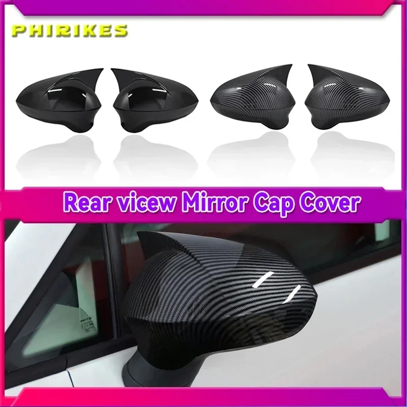 Add on Side RearView Mirror Cover Caps Black Carbon Look For Seat Leon MK2 1P facelift / Ibiza MK4 6J Exeo 3R 2008-2017
Add on Side RearView Mirror Cover Caps Black Carbon Look For Seat Leon MK2 1P facelift / Ibiza MK4 6J Exeo 3R 2008-2017