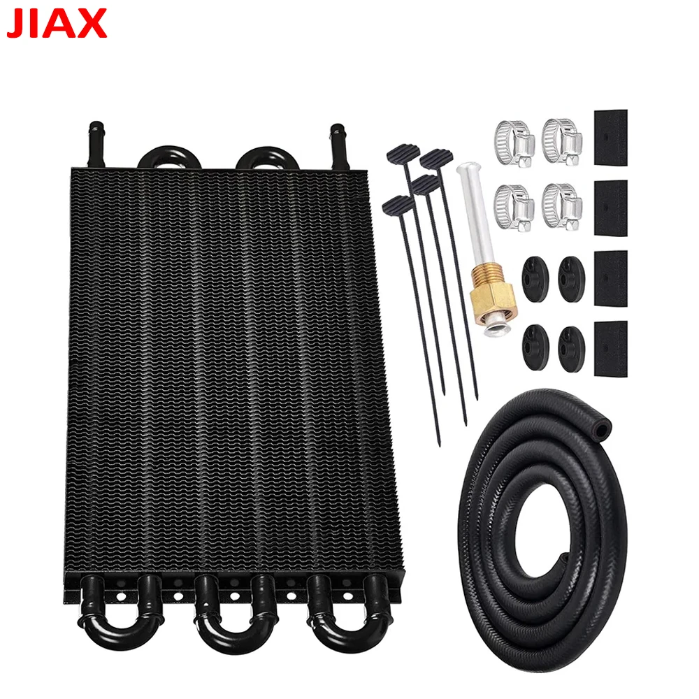 Universal Aluminium Black 5/16 Transmission Oil Cooler 6 Pass Tube and Fin Cooler Kit Auto Cooling Accessory
Universal Aluminium Black 5/16 Transmission Oil Cooler 6 Pass Tube and Fin Cooler Kit Auto Cooling Accessory
