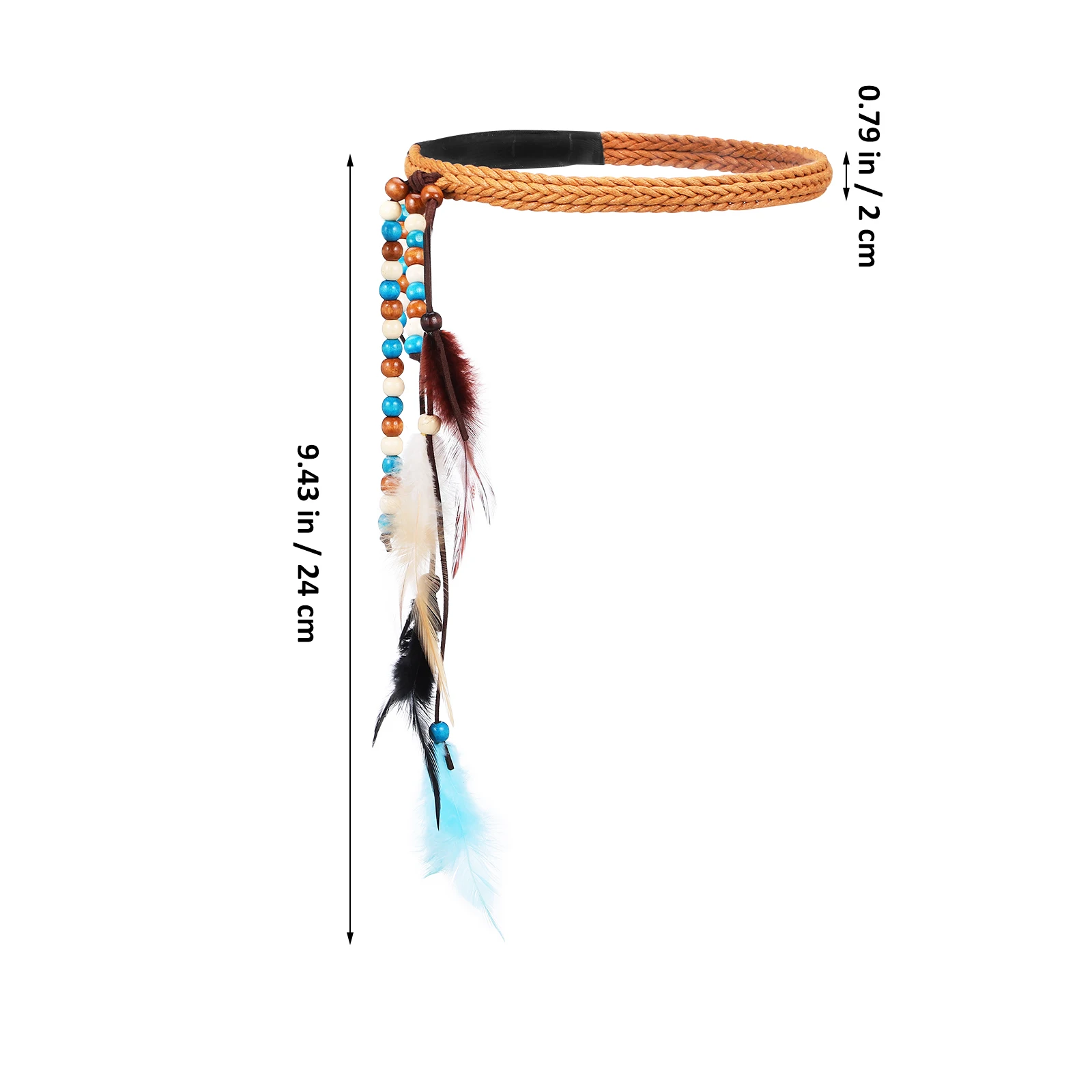 2 pcs Plume Headband Braided Woven Design Elastic Fit Women Bohemian Hair Accessories Party Cosplay Headpiece
2 pcs Plume Headband Braided Woven Design Elastic Fit Women Bohemian Hair Accessories Party Cosplay Headpiece