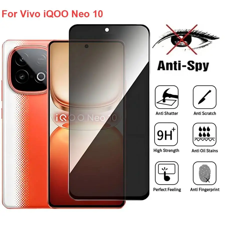 Vivo Neo 10 Anti Spy Privacy Tempered Glass Protector Compatible For Iqoo Neo10 Full Cover Screen Phone Film
Vivo Neo 10 Anti Spy Privacy Tempered Glass Protector Compatible For Iqoo Neo10 Full Cover Screen Phone Film