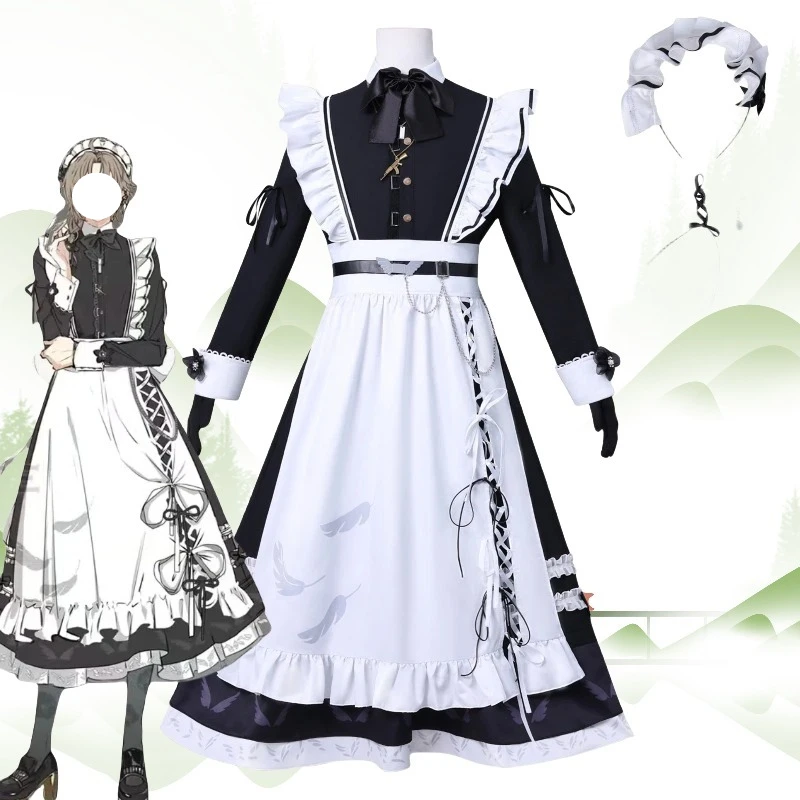 Anime Kanae Cosplay Costume Virtual Anchor Black Maid Dress White Apron with Accessories Full Set for Men Role Play Outfit
Anime Kanae Cosplay Costume Virtual Anchor Black Maid Dress White Apron with Accessories Full Set for Men Role Play Outfit