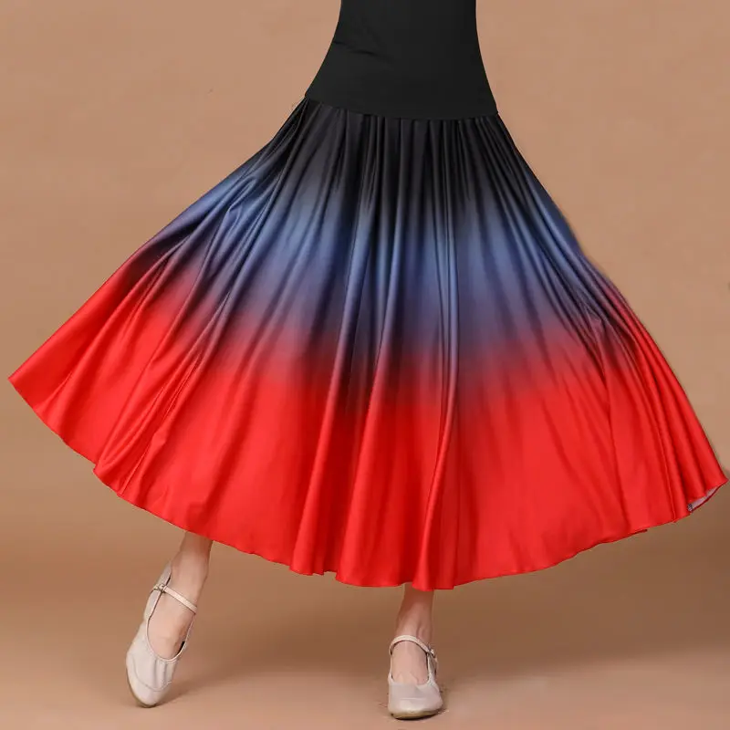 Female Chiffon Skirt Woman Wrap Scarf Long Ballet Skirt Lady Patchwork Print Dance Skirts High Elastic Waist Pleated Skirt Q376
Female Chiffon Skirt Woman Wrap Scarf Long Ballet Skirt Lady Patchwork Print Dance Skirts High Elastic Waist Pleated Skirt Q376