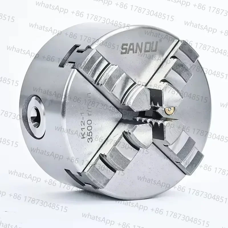 Lathe chuck 100mm Sa-nou Brand 4 jaw chuck K12-100 self-centering metal lathe chuck for mini lathe
Lathe chuck 100mm Sa-nou Brand 4 jaw chuck K12-100 self-centering metal lathe chuck for mini lathe
