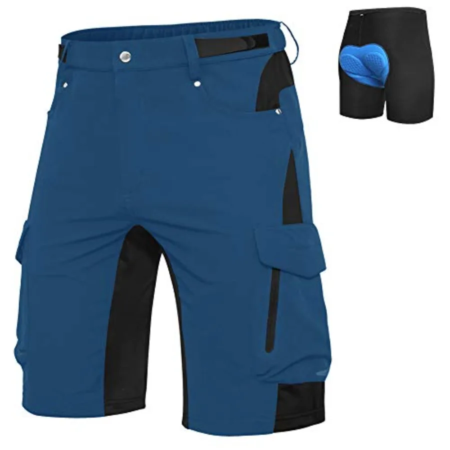 Ally Mens Mountain Bike Shorts 4D Padded Bike Shorts Baggy Cycling Biking Bicycle Biker Shorts Loose-fit with 6 Pockets
Ally Mens Mountain Bike Shorts 4D Padded Bike Shorts Baggy Cycling Biking Bicycle Biker Shorts Loose-fit with 6 Pockets