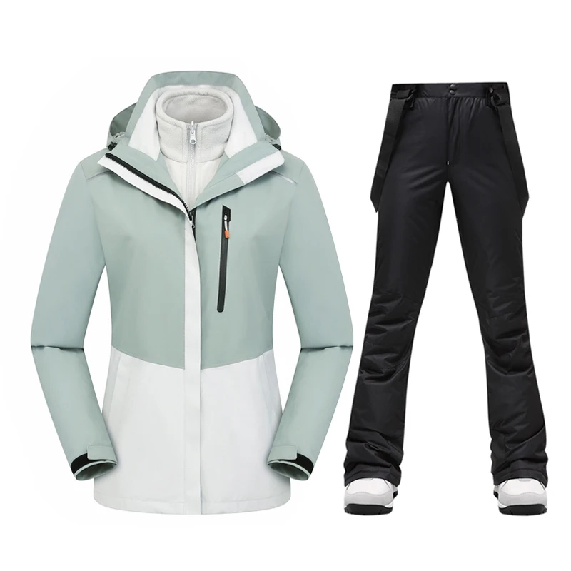 Women Ski Jacket and Ski Pants Winter Warm Windproof Waterproof Outdoor Sports Camping Mountain Snowboard Snow Coat Trousers
Women Ski Jacket and Ski Pants Winter Warm Windproof Waterproof Outdoor Sports Camping Mountain Snowboard Snow Coat Trousers