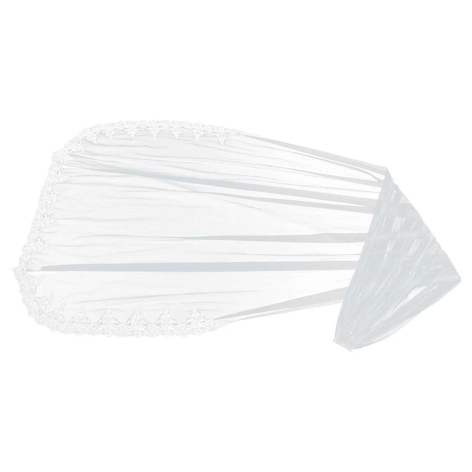 Veil with Comb for Bride Modeling Easy to Attach Floor Wedding Bridal Veils Elegant
Veil with Comb for Bride Modeling Easy to Attach Floor Wedding Bridal Veils Elegant