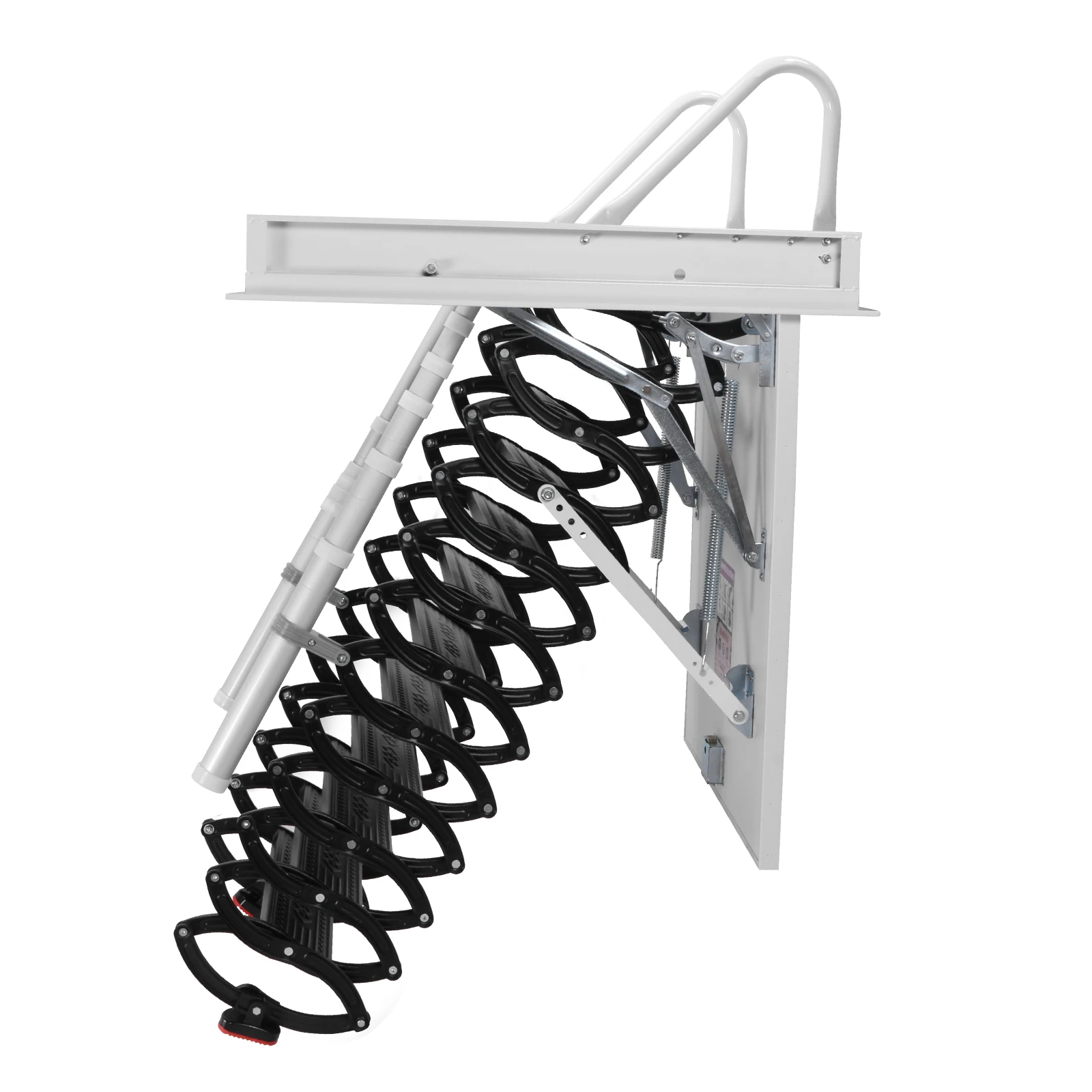 Loft Stairs Ladder with Handrails Foldable Manganese Steel Concealed Steps for Garages Camper Library Loft Extension Stair
Loft Stairs Ladder with Handrails Foldable Manganese Steel Concealed Steps for Garages Camper Library Loft Extension Stair