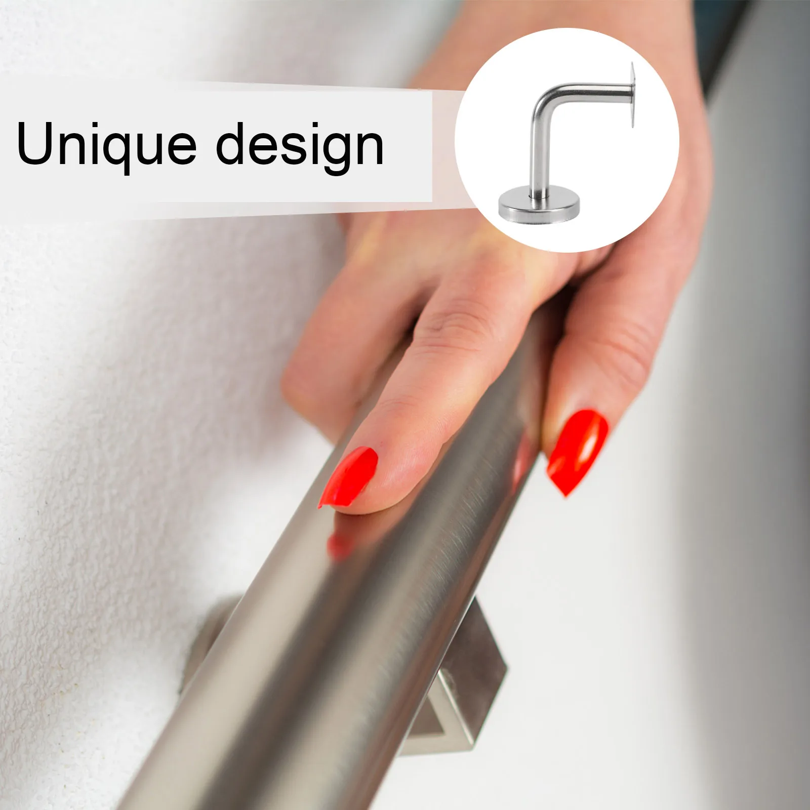 5pcs Handrail Brackets Stainless Steel Durable Anti Corrosion Easy Install Hotel Restaurant Gym Bathroom Lavatory Corridor
5pcs Handrail Brackets Stainless Steel Durable Anti Corrosion Easy Install Hotel Restaurant Gym Bathroom Lavatory Corridor