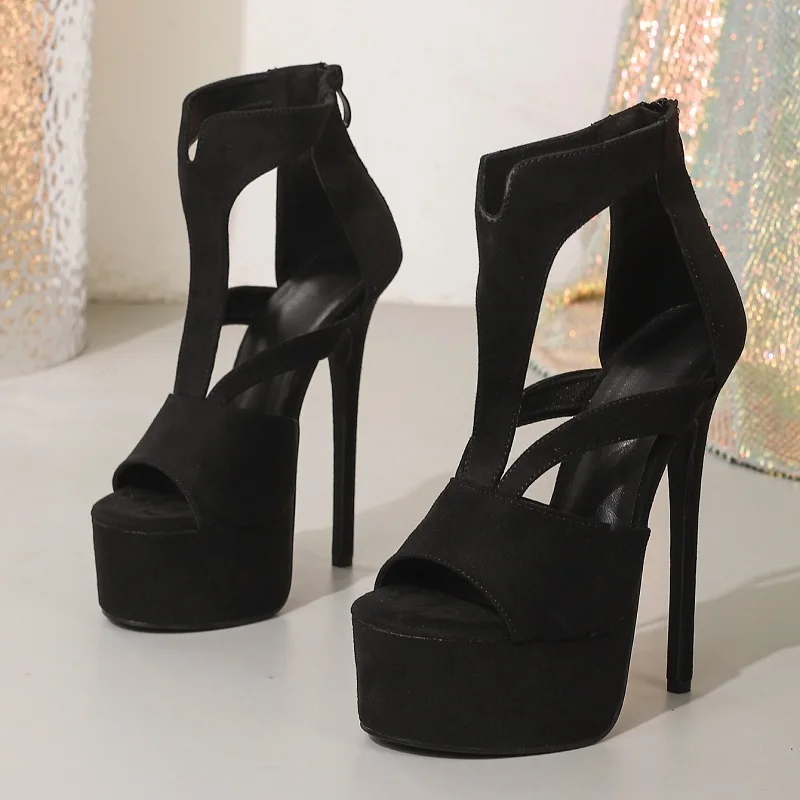 Eilyken Summer Sexy Thin High Heels Open Toe Zipper Women Sandals Fashion Gladiator Platform Stripper Party Shoes
Eilyken Summer Sexy Thin High Heels Open Toe Zipper Women Sandals Fashion Gladiator Platform Stripper Party Shoes