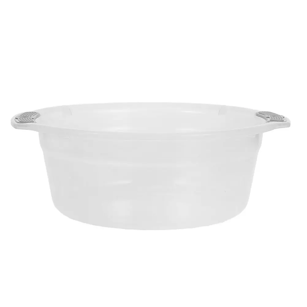 13 Inch Round Plastic Wash Basin Multifunctional Laundry Dish Vegetable Fruit Face Foot Shampoo Washing Tub for Home Dormitory
13 Inch Round Plastic Wash Basin Multifunctional Laundry Dish Vegetable Fruit Face Foot Shampoo Washing Tub for Home Dormitory