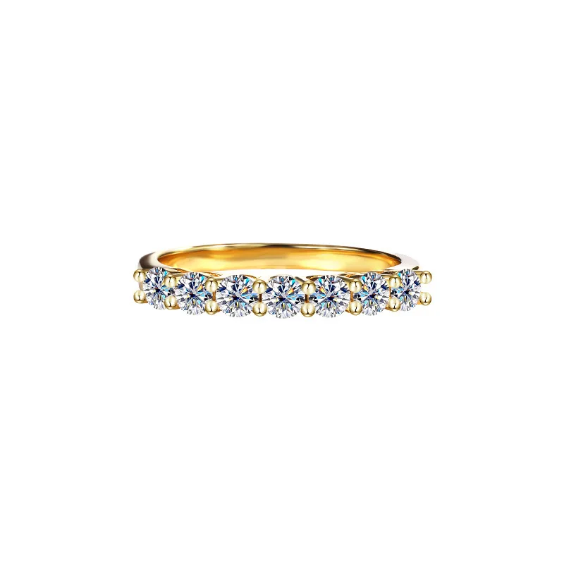 Hot S925 Silver Mossian Stone ring Women wearing simple tail ring couples pure silver plated 18K gold party holiday gift
Hot S925 Silver Mossian Stone ring Women wearing simple tail ring couples pure silver plated 18K gold party holiday gift