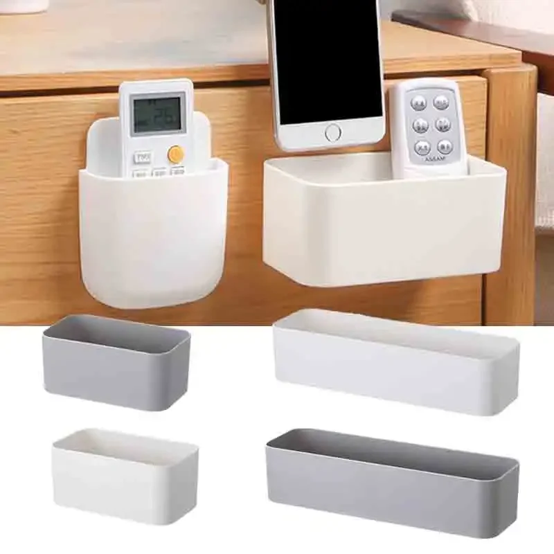 Wall Mounted Cosmetic Storage Box Bathroom Storage Rack Shelf Adhesive Storage Case Remote Control Holder Phone Holder Organizer
Wall Mounted Cosmetic Storage Box Bathroom Storage Rack Shelf Adhesive Storage Case Remote Control Holder Phone Holder Organizer