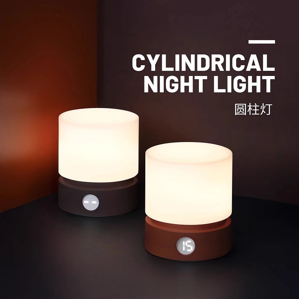 Цилиндрический светильник, простой вращающийся цифровой дисплей, синхронизация матери и ребенка, зарядка в спальне, бесступенчатое затемнение, ночник для сна
Цилиндрический светильник, простой вращающийся цифровой дисплей, синхронизация матери и ребенка, зарядка в спальне, бесступенчатое затемнение, ночник для сна