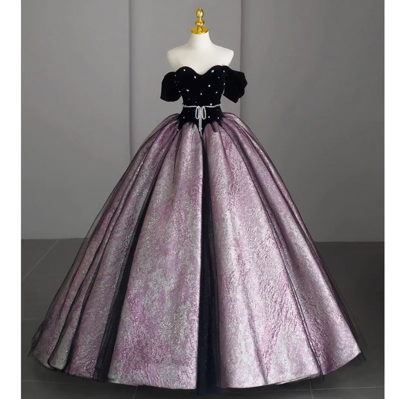 Satin Evening Dress, High-end Luxury and Niche Art Exam Dress, High-end and Elegant Slim Fit Business Performance Dress
Satin Evening Dress, High-end Luxury and Niche Art Exam Dress, High-end and Elegant Slim Fit Business Performance Dress