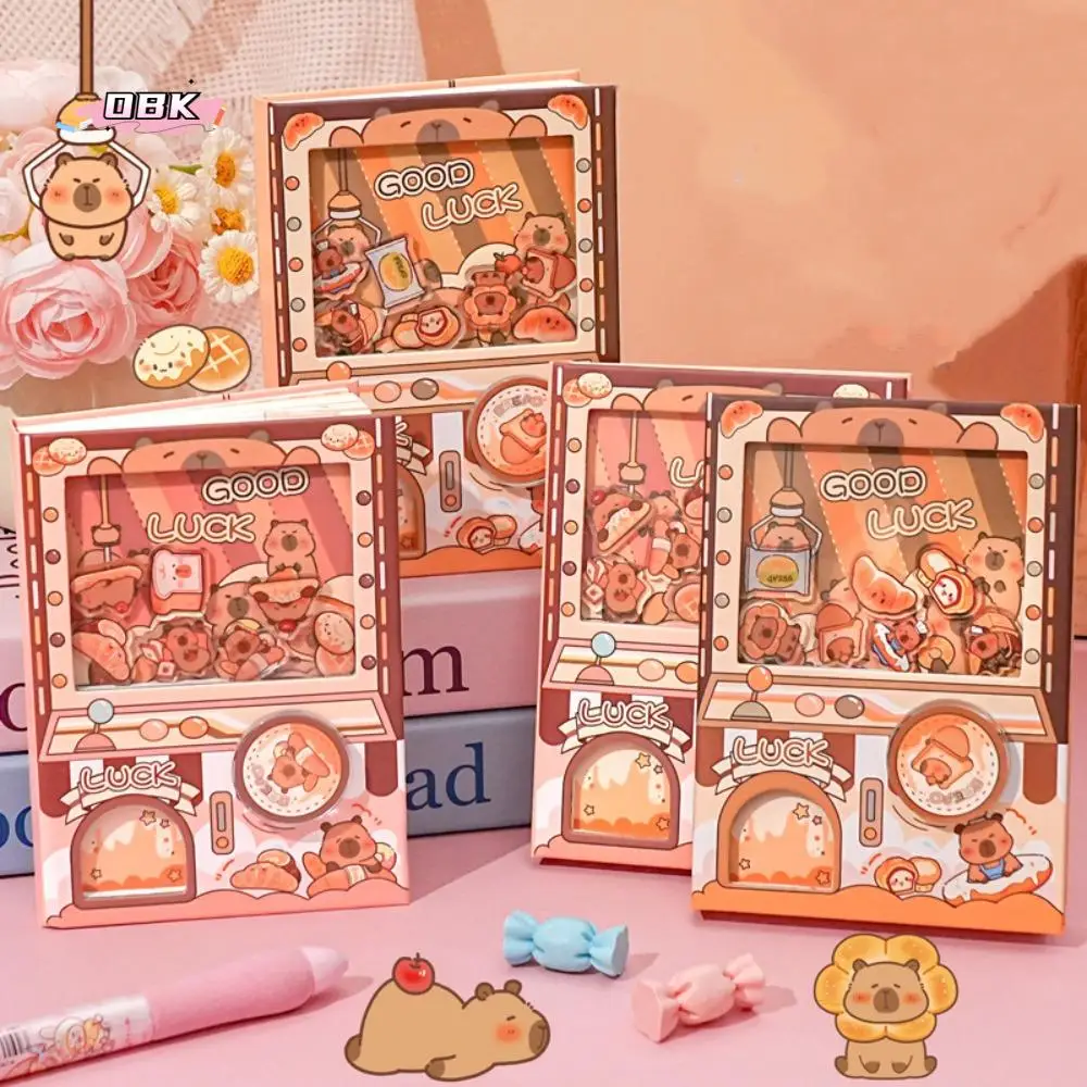 Creative Color Inner Page Gashapon Mahines Notebook Shaking Relaxing Capybara Notebook Diary Kawaii Small Notepad Kids Gift
Creative Color Inner Page Gashapon Mahines Notebook Shaking Relaxing Capybara Notebook Diary Kawaii Small Notepad Kids Gift