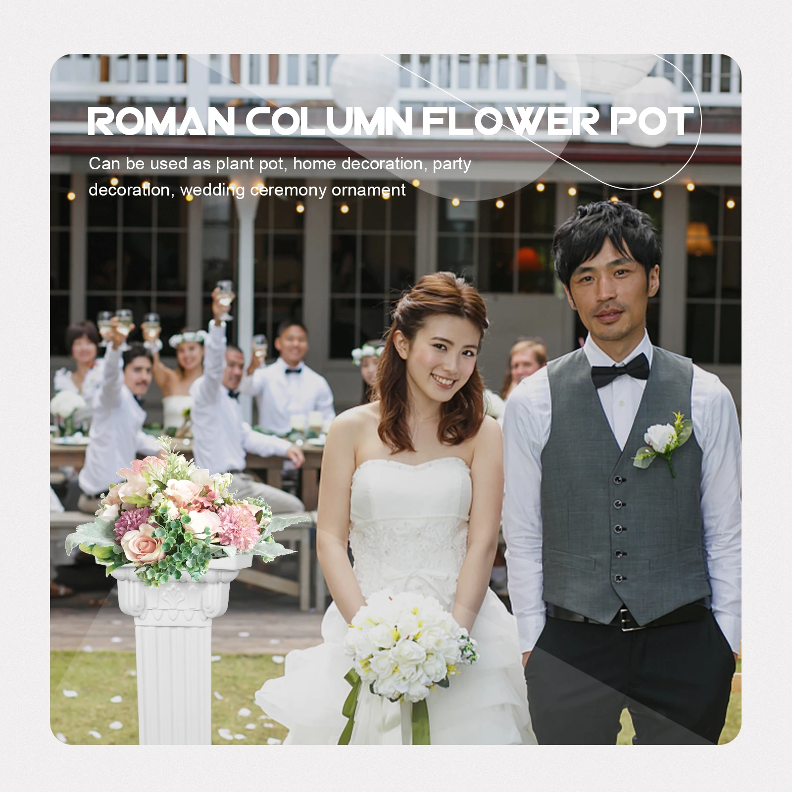 1pcs 1 Set Roman Pillar Road Lead Wedding Decor Plastic Columns Retro European Style Garden Fence Outdoor Decoration
1pcs 1 Set Roman Pillar Road Lead Wedding Decor Plastic Columns Retro European Style Garden Fence Outdoor Decoration