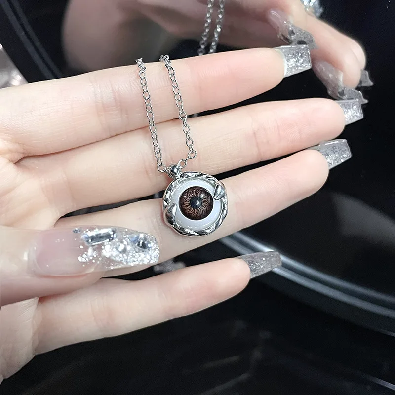 Vintage Fashion Personality Brown Devil's Eye Necklace Long Sweater Chain Banquet Jewelry Accessories Gift
Vintage Fashion Personality Brown Devil's Eye Necklace Long Sweater Chain Banquet Jewelry Accessories Gift