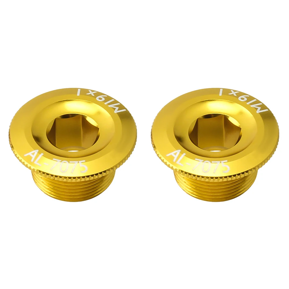 2 Pcs Bike Crank Cover Lightweight Aluminum Alloy Screw Compatible Road Mountain Bike Accessory Golden Color Easy Storage
2 Pcs Bike Crank Cover Lightweight Aluminum Alloy Screw Compatible Road Mountain Bike Accessory Golden Color Easy Storage