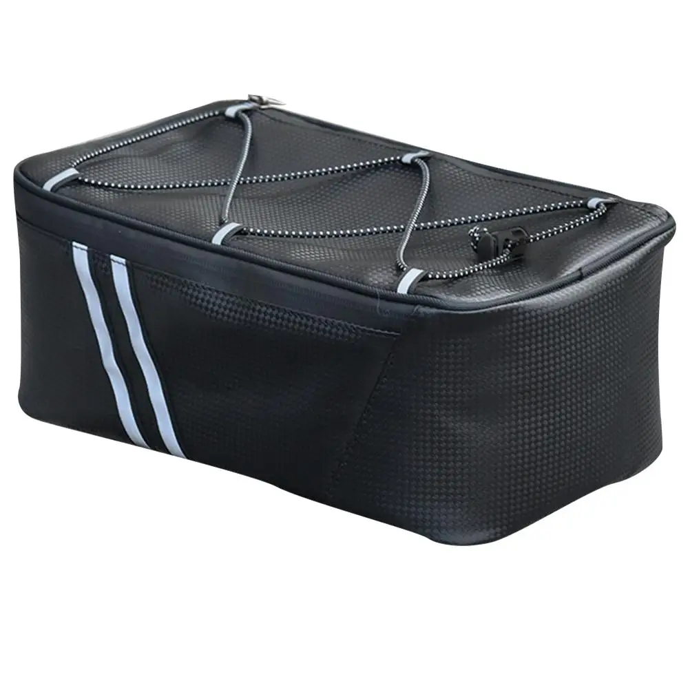 Waterproof Bicycle Seat Bag Durable Backseat Bag Large Capacity Reflective Strip Double Zippers Bike Storage Solution
Waterproof Bicycle Seat Bag Durable Backseat Bag Large Capacity Reflective Strip Double Zippers Bike Storage Solution