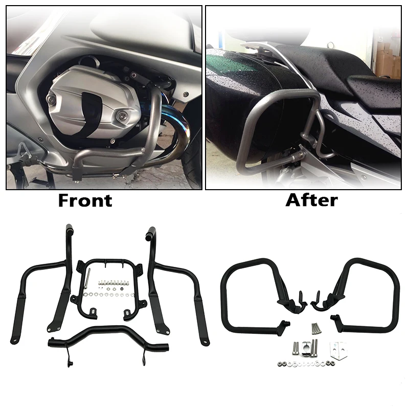 R1200RT Front&Rear Engine Guard Highway Freeway Crash Bar Fuel Tank Protector For BMW R1200 RT 2005-2013 2011 2012
R1200RT Front&Rear Engine Guard Highway Freeway Crash Bar Fuel Tank Protector For BMW R1200 RT 2005-2013 2011 2012