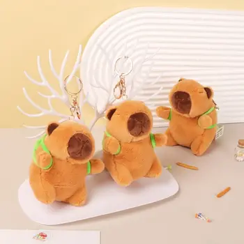 카피바라 시뮬레이션 카피바라 키체인 개구리 배낭 천 인형, 카피바라 봉제 펜던트 시뮬레이션 봉제 인형