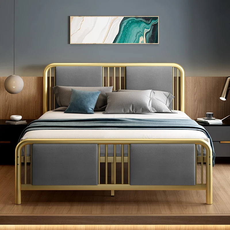 Metal Design Bed Double Square Adult Sleeping Modern Fashion Fashion Bed Luxury Princess Letto Matrimoniale Lounge Furniture
Metal Design Bed Double Square Adult Sleeping Modern Fashion Fashion Bed Luxury Princess Letto Matrimoniale Lounge Furniture