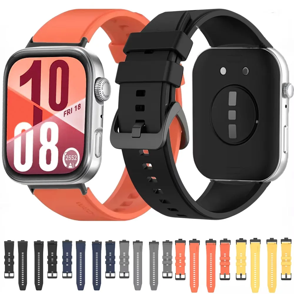 Sport Silicone Strap for Huawei Watch Fit 3/4 Smart Watch Replaceable Bracelet Wristband for Huawei Watch Fit 4 Pro Accessories
Sport Silicone Strap for Huawei Watch Fit 3/4 Smart Watch Replaceable Bracelet Wristband for Huawei Watch Fit 4 Pro Accessories